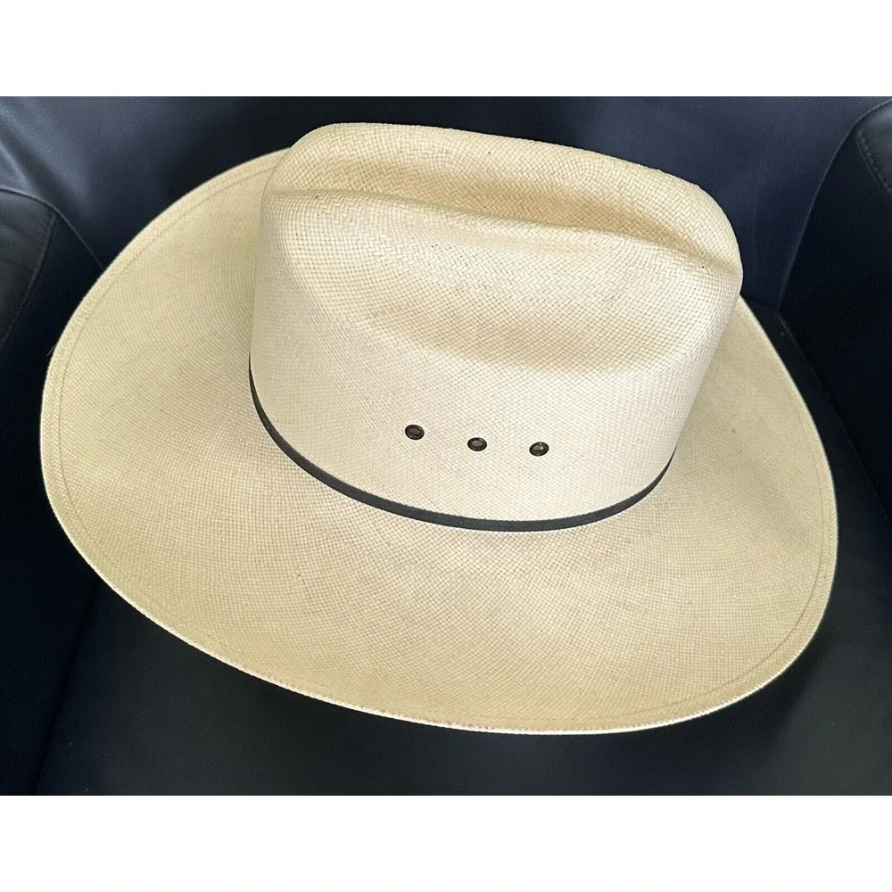 Resistol Self Conforming 4X‎ Shantung Panama Long Oval Size 7 Made In Texas USA
